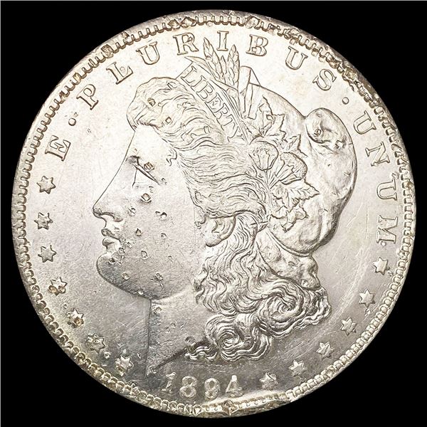 1894-S Morgan Silver Dollar UNC DETAILS