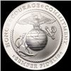Image 2 : 2022 US Marine Corps 2.5oz Silver Medal SUPERB GEM