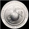Image 2 : 2022 US Marine Corps 2.5oz Silver Medal SUPERB GEM