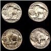 Image 2 : (4) Buffalo Nickels (1936-S, 1937-S, (2) 1938-D)