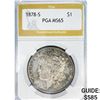 Image 1 : 1878-S Morgan Silver Dollar PGA MS65