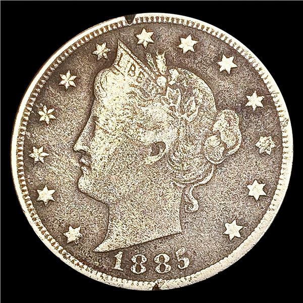 1885 Liberty Victory Nickel LIGHTLY CIRCULATED