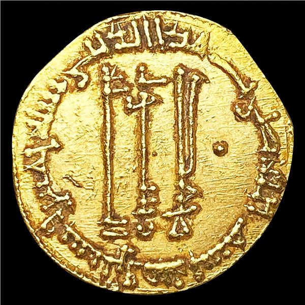 158-169 AD Islam Dynas Abbasid 4.26g Gold Dinar LI