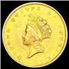 Image 1 : 1855 Rare Gold Dollar LIGHTLY CIRCULATED