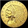 Image 1 : 1913 $2.50 Gold Quarter Eagle NEARLY UNCIRCULATED