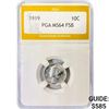 Image 1 : 1919 Mercury Silver Dime PGA MS64 FSB