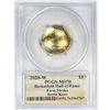 Image 2 : 2020-W $5 Gold Kunz Signed PCGS MS70 DCAM