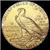 Image 2 : 1911 $5 Gold Half Eagle LIGHTLY CIRCULATED