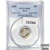 Image 1 : 1982 Roosevelt Dime PCGS MS65 No P