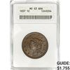 Image 1 : 1837 Large Cent ANACS MS63 BRN