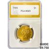 Image 1 : 1905 $10 Gold Eagle PGA MS65