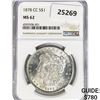 Image 1 : 1878-CC Morgan Silver Dollar NGC MS62