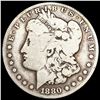 Image 1 : 1880-CC Rev 79 Morgan Silver Dollar NICELY CIRCULA