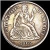 Image 1 : 1862 Seated Liberty Dime UNCIRCULATED