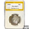 Image 1 : 1954 Washington Carver Half Dollar PGA MS67+