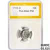 Image 1 : 1919-D Mercury Silver Dime PGA MS64 FSB
