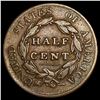 Image 2 : 1829 Classic Head Half Cent NICELY CIRCULATED