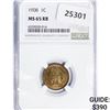 Image 1 : 1908 Indian Head Cent NGC MS65 RB