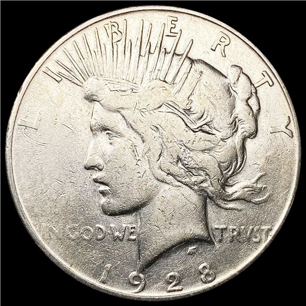 1928-S Silver Peace Dollar NICELY CIRCULATED