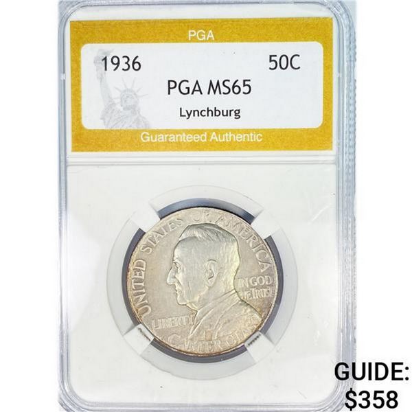 1936 Lynchburg Half Dollar PGA MS65