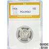 Image 1 : 1926 Mercury Silver Dime PGA MS63