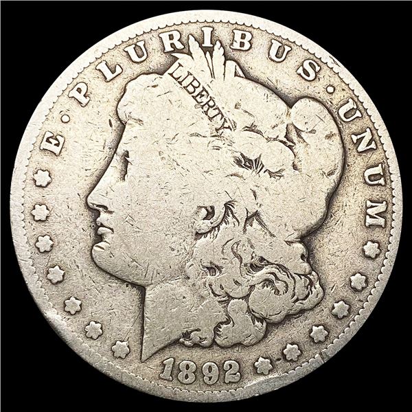 1892-CC Morgan Silver Dollar NICELY CIRCULATED