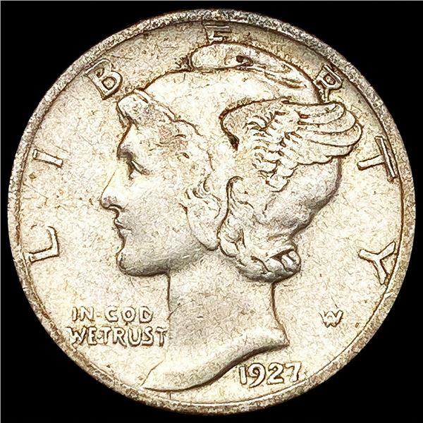 1927-D Mercury Dime LIGHTLY CIRCULATED