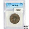 Image 1 : 1838 Large Cent ICG VF25
