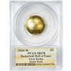 Image 2 : 2020-W Basketball HOF .25 Gold $5 PCGS MS70