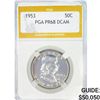 Image 1 : 1953 Franklin Half Dollar PGA PR68 DCAM