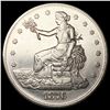 Image 1 : CHOP 1876-S Silver Trade Dollar LIGHTLY CIRCULATED