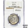 Image 1 : 1954-S Franklin Half Dollar NGC MS65+ RED