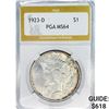 Image 1 : 1923-D Silver Peace Dollar PGA MS64
