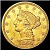 Image 1 : 1854 $2.50 Gold Quarter Eagle UNCIRCULATED