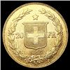 Image 2 : 1895-B Swiss .1867oz Gold 20 Francs UNCIRCULATED