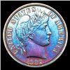 Image 1 : 1907-S TONING Barber Dime UNCIRCULATED
