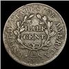 Image 2 : 1804 Draped Bust Half Cent NICELY CIRCULATED