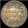 Image 2 : 1850 Seated Liberty Half Dime CLOSELY UNCIRCULATED