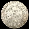 Image 2 : 1921 France Silver 1 Piastre LIGHTLY CIRCULATED
