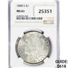 Image 1 : 1888-S Morgan Silver Dollar NGC MS61