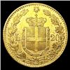 Image 2 : 1882-R Italy .1867oz Gold 20 Lire UNCIRCULATED