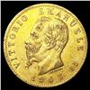 Image 1 : 1863 Italy .1867oz Gold 20 Lire CLOSELY UNCIRCULAT