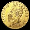 Image 1 : 1873 Italy .1867oz Gold 20 Lire CLOSELY UNCIRCULAT