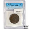 Image 1 : 1848 Large Cent ICG AU58 N-2