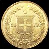 Image 2 : 1895-B Swiss .1867oz Gold 20 Francs UNCIRCULATED