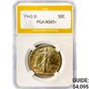Image 1 : 1943-D Walking Liberty Half Dollar PGA MS65+