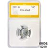 Image 1 : 1931-D Mercury Silver Dime PGA MS63