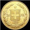 Image 2 : 1893-B Swiss .1867oz Gold 20 Francs UNCIRCULATED