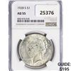Image 1 : 1928-S Silver Peace Dollar NGC AU55