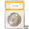 Image 1 : 1899 Morgan Silver Dollar PGA MS63
